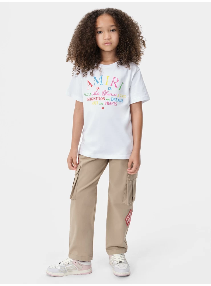 Amiri KIDS - KIDS' DREAM TEAM CARGO CHINO - Warm Taupe