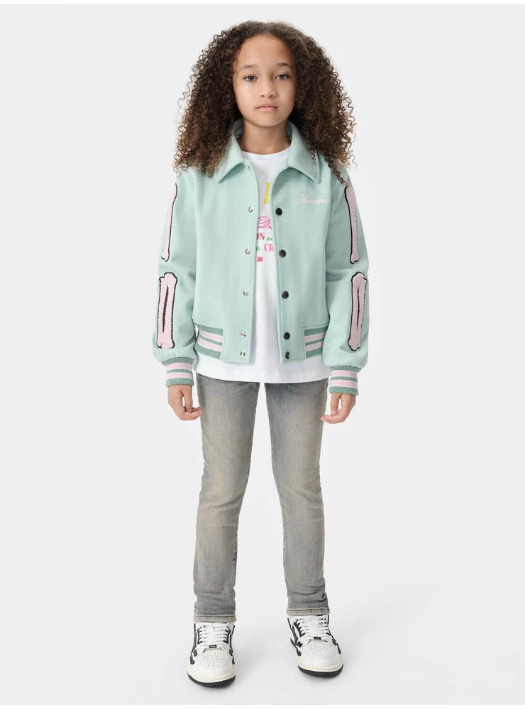 Amiri KIDS - KIDS' BONES JACKET - Surf Spray