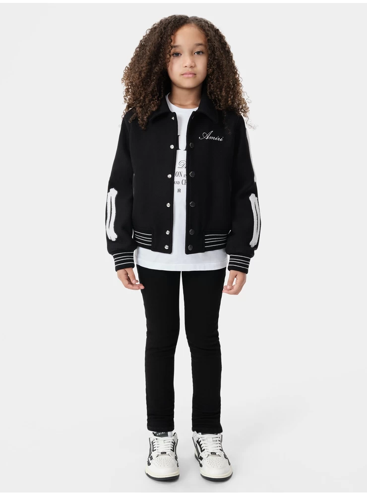 Amiri KIDS - KIDS' BONES JACKET - Black