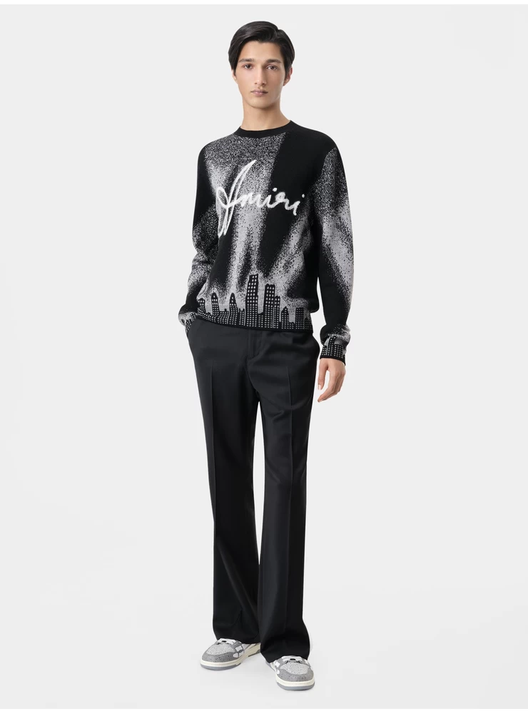 Amiri SPOTLIGHT CREWNECK - Black