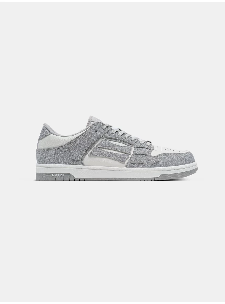 Amiri SHIMMER SKEL-TOP LOW - White Silver