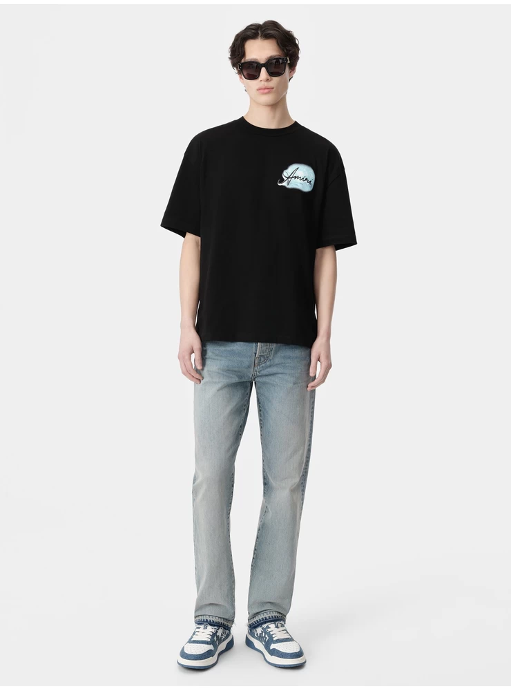 Amiri AMIRI PARADISE AIRBRUSH TEE - Black