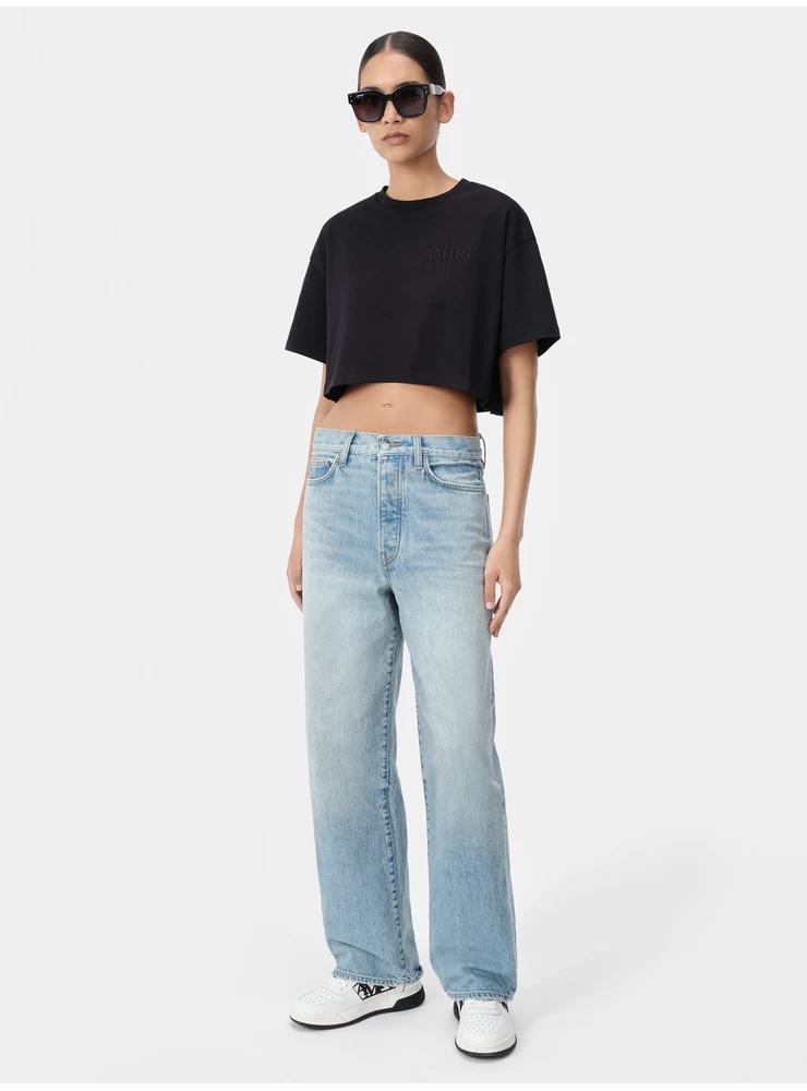 Amiri WOMEN - WOMEN'S WIDE STRAIGHT JEAN - True Blue