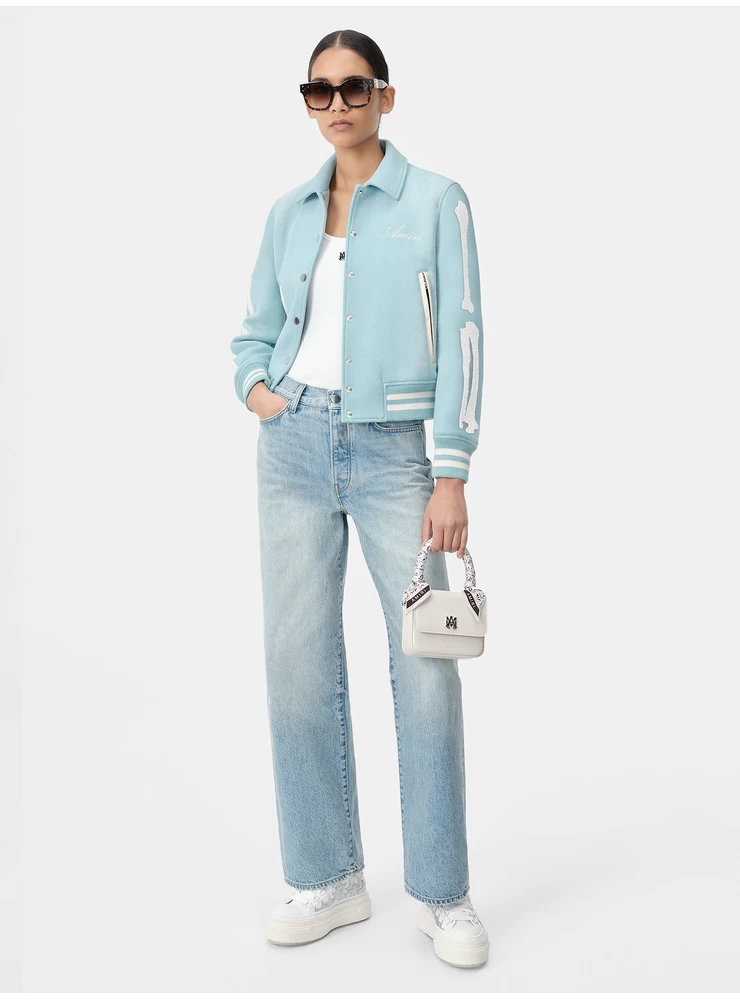Amiri WOMEN - WOMEN'S BONES JACKET - Harbor Blue