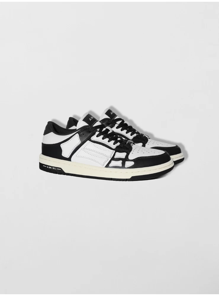 Amiri KIDS - KIDS' SKEL-TOP LOW - BLACK WHITE