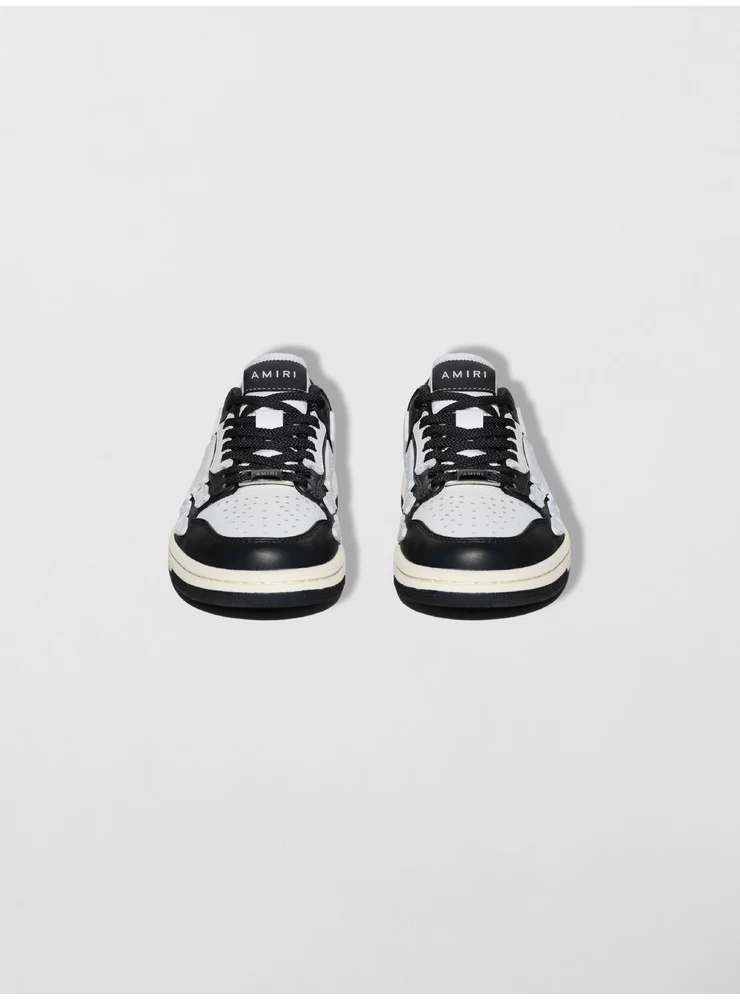 Amiri KIDS - KIDS' SKEL-TOP LOW - BLACK WHITE