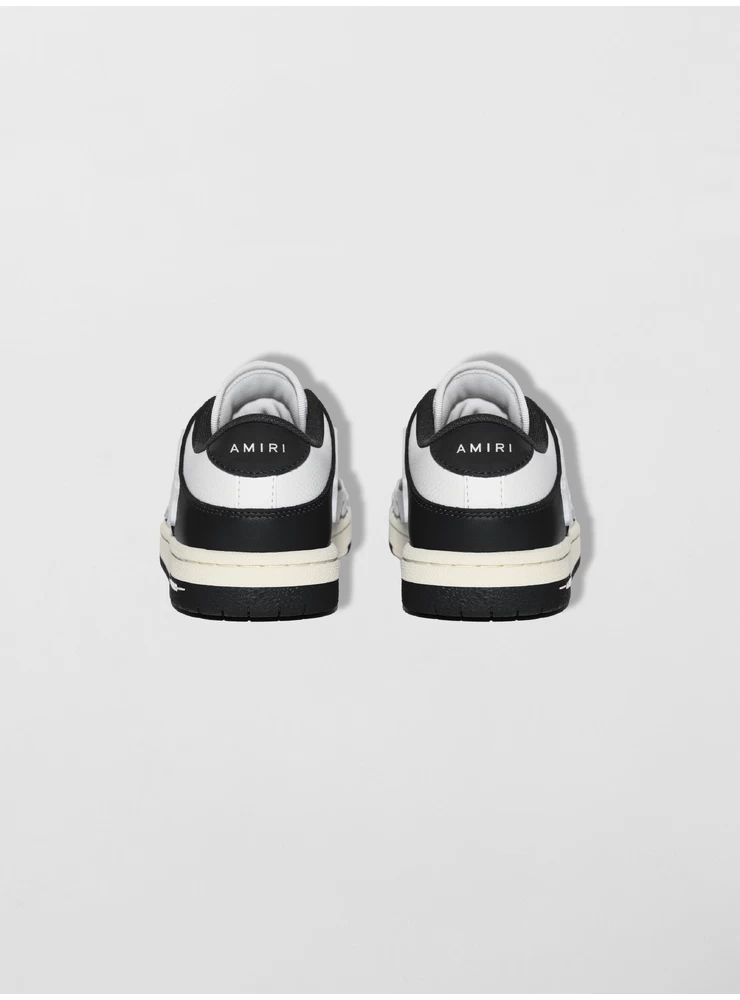 Amiri KIDS - KIDS' SKEL-TOP LOW - BLACK WHITE