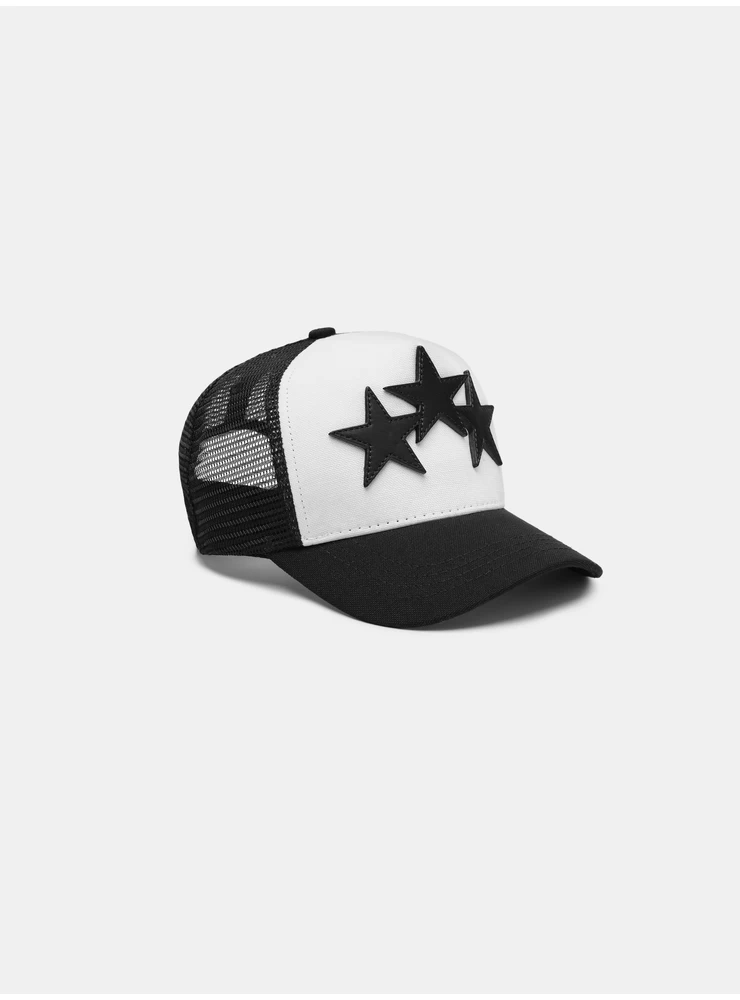 Amiri KIDS - KIDS' 3 STAR TRUCKER HAT - Black