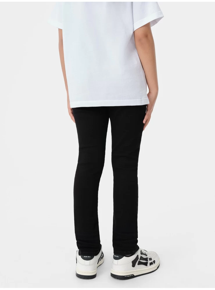 Amiri Kids - Vaqueros Stack Para Niños - Od Black