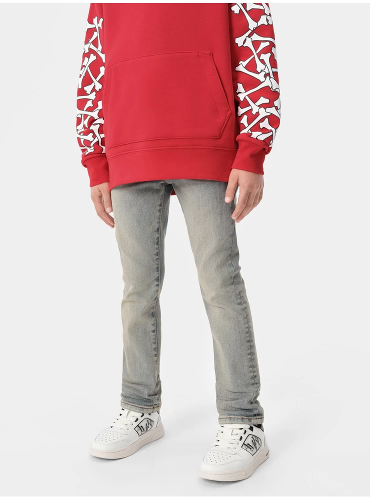 Amiri KIDS - KIDS' STACK JEAN - Antique Indigo