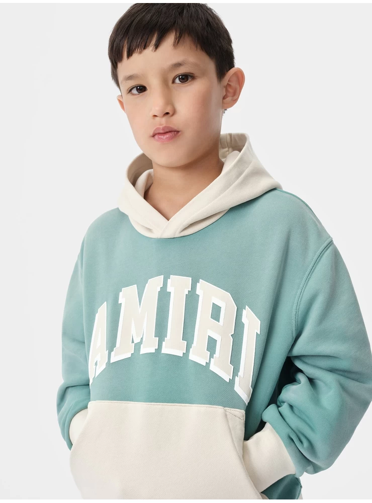 Amiri KIDS - KIDS' AMIRI COLLEGIATE HOODIE - Sea Blue