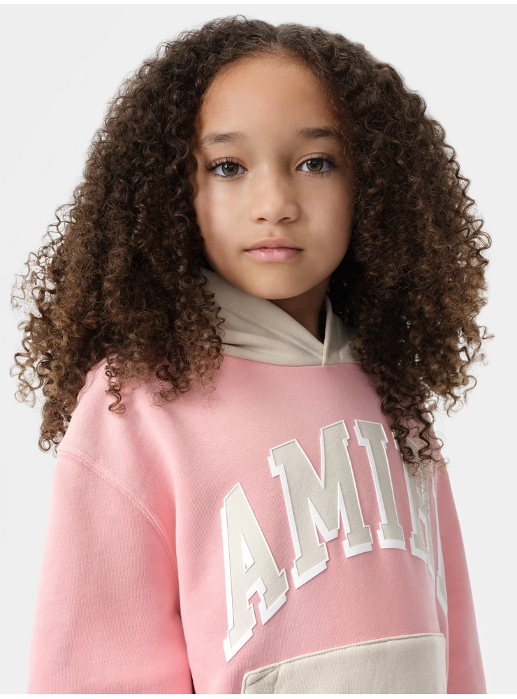 Amiri KIDS - KIDS' AMIRI COLLEGIATE HOODIE - Flamingo Pink