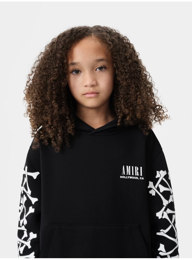 Amiri KIDS - KIDS' BONES HOODIE - Black