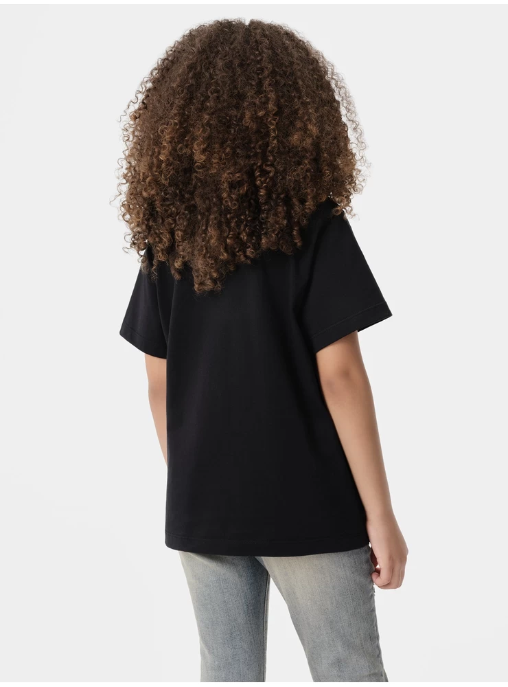 Amiri Kids - Lastekunstipiirkond Scribble Tee - Must