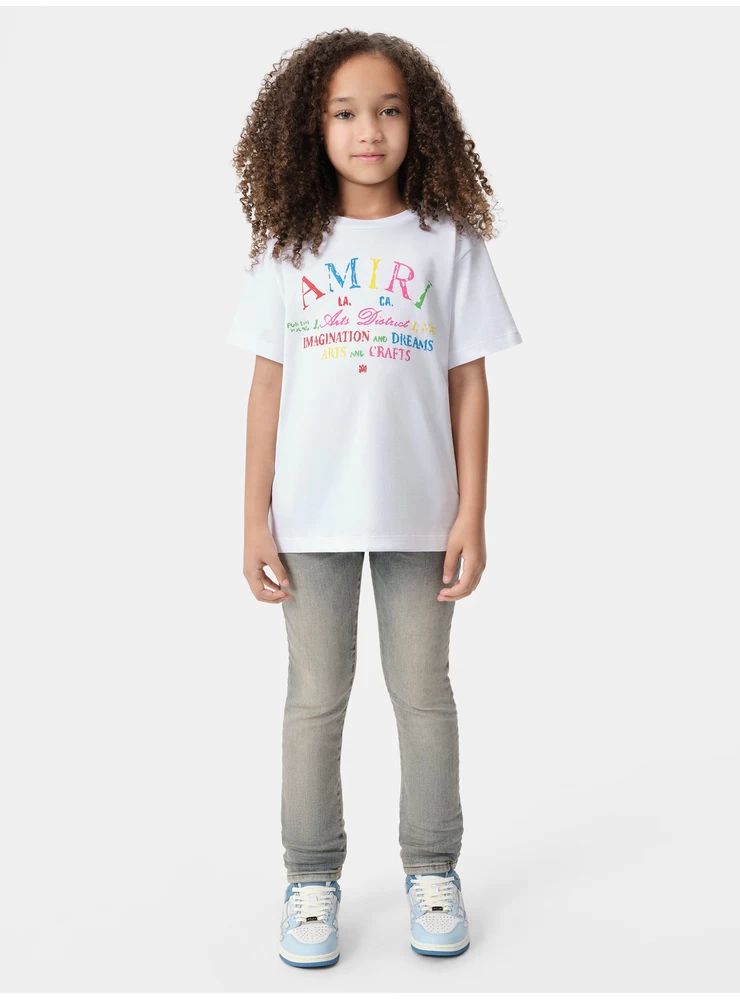 Amiri KIDS - KIDS' ARTS DISTRICT SCRIBBLE TEE - White