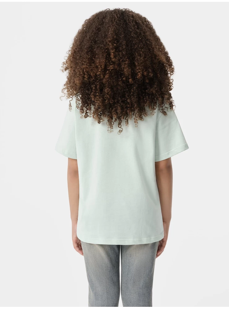 Amiri KIDS - KIDS' AMIRI BANDANA STAGGERED TEE - Surf Spray