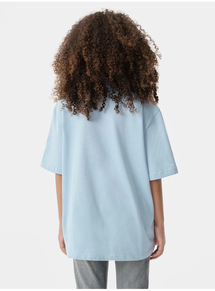 Amiri KIDS - KIDS' MA SANDCASTLE TEE - Cerulean