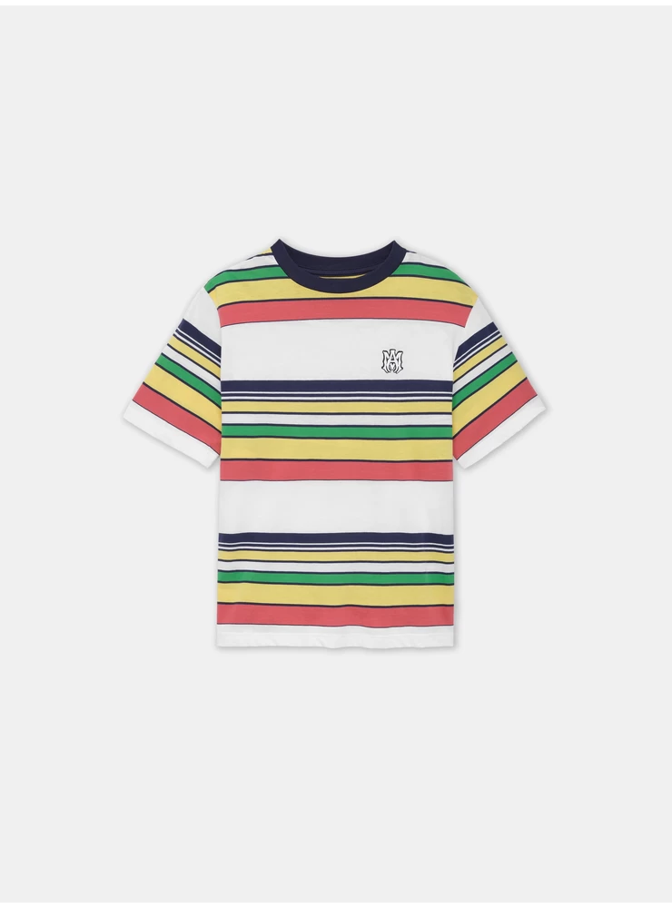 Amiri KIDS - KIDS' MA BAJA STRIPE TEE - Blue Multi