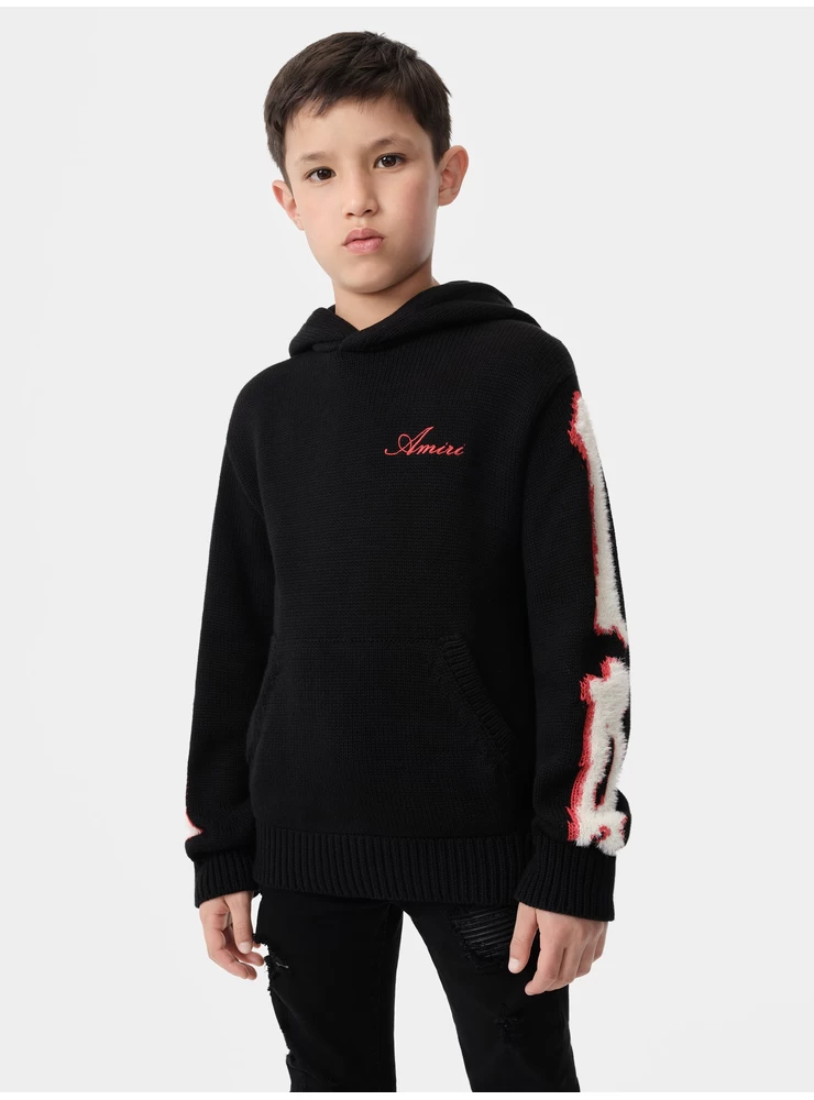 Amiri KIDS - KIDS' BONES HOODIE - Black