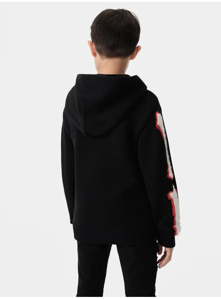 Amiri KIDS - KIDS' BONES HOODIE - Black