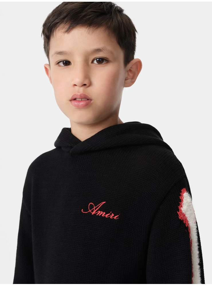 Amiri KIDS - KIDS' BONES HOODIE - Black