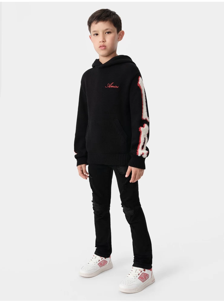 Amiri KIDS - KIDS' BONES HOODIE - Black
