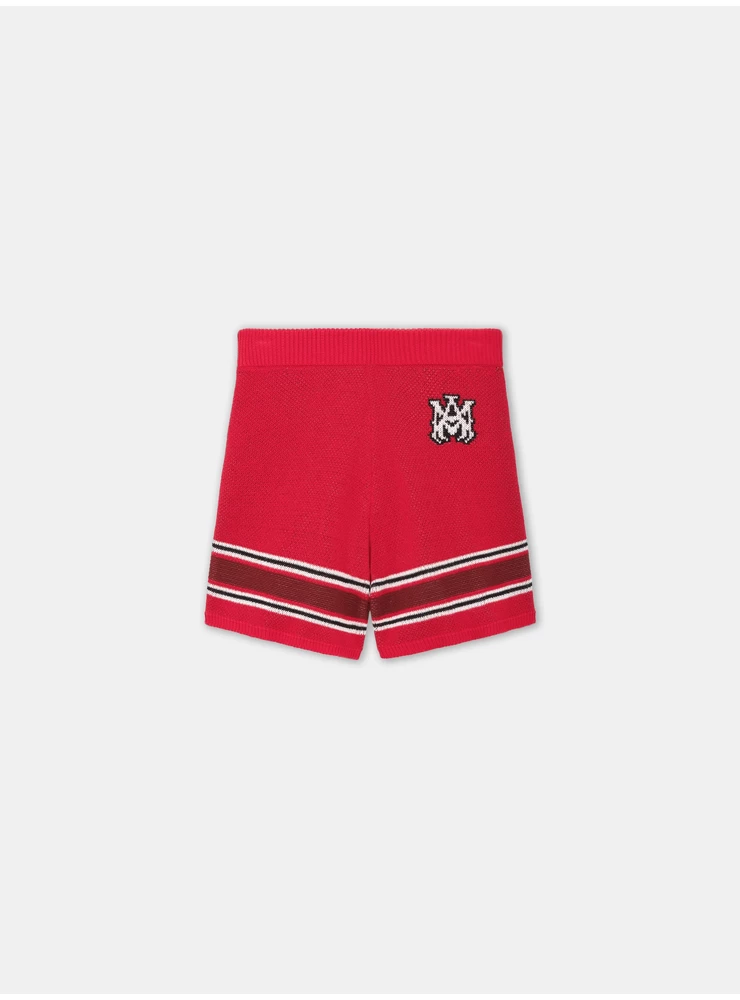 Amiri KIDS - KIDS' MA STRIPE SHORT - Red