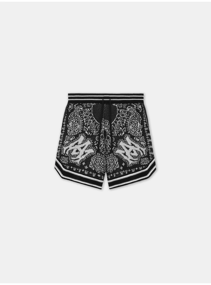 Amiri KIDS - KIDS' BANDANA SHORT - Black