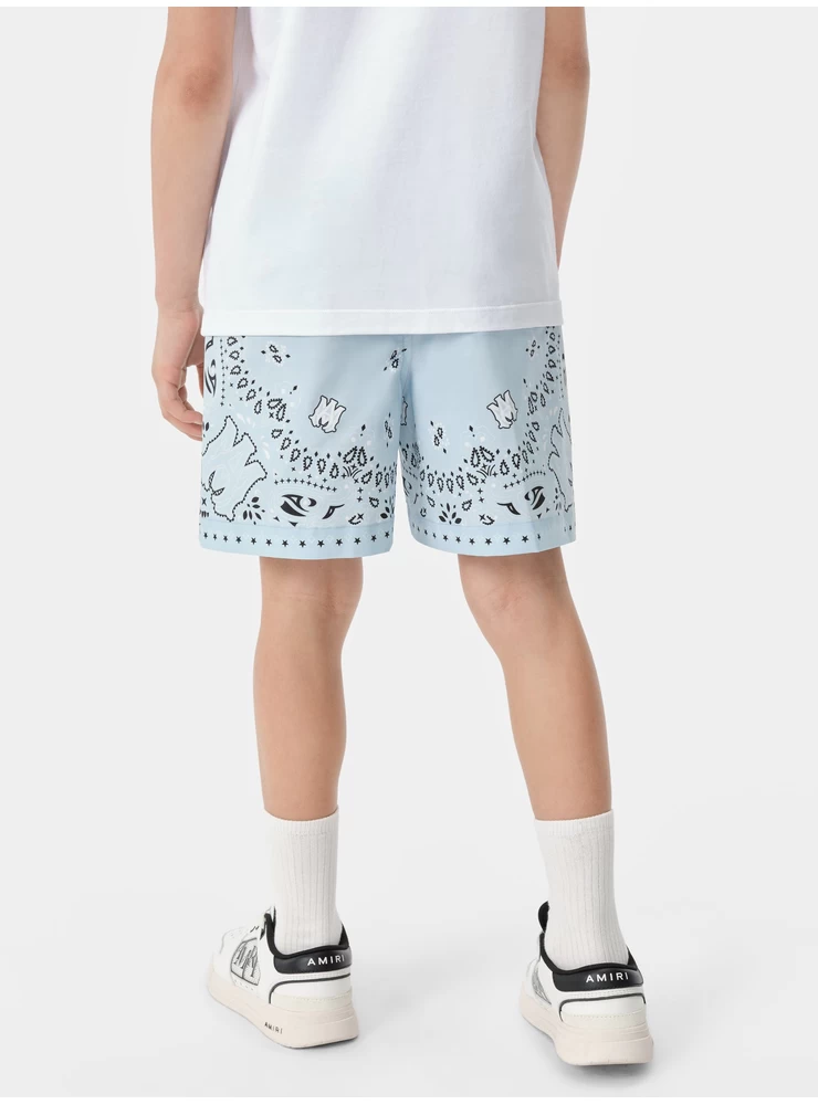 Amiri Kids - Bañador Tipo Bandana Para Niños - Cerúleo