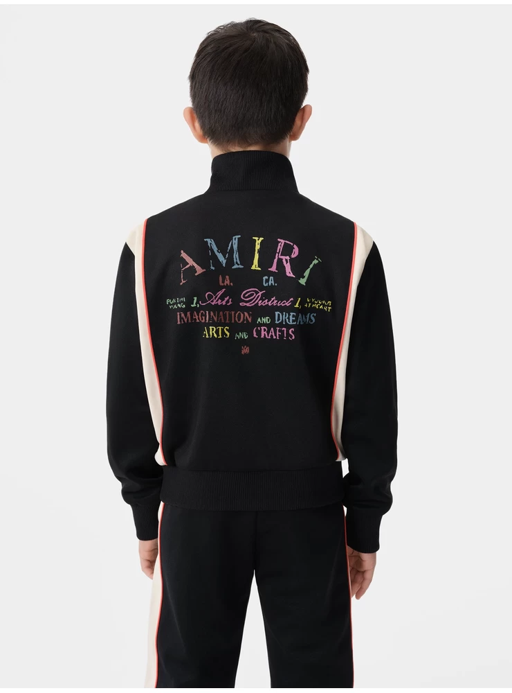 Amiri KIDS - KIDS' ARTS DISTRICT TRACK JACKET - Black