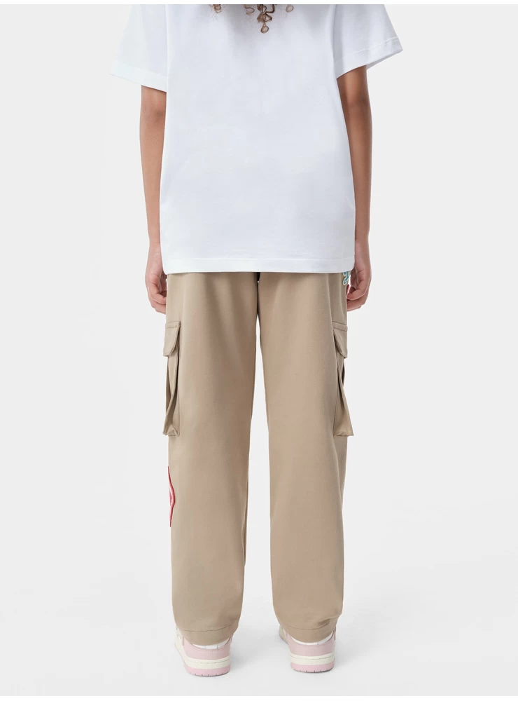 Amiri KIDS - KIDS' DREAM TEAM CARGO CHINO - Warm Taupe