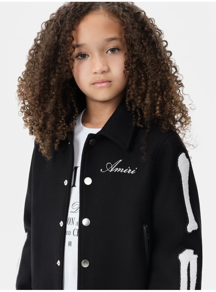 Amiri KIDS - KIDS' BONES JACKET - Black