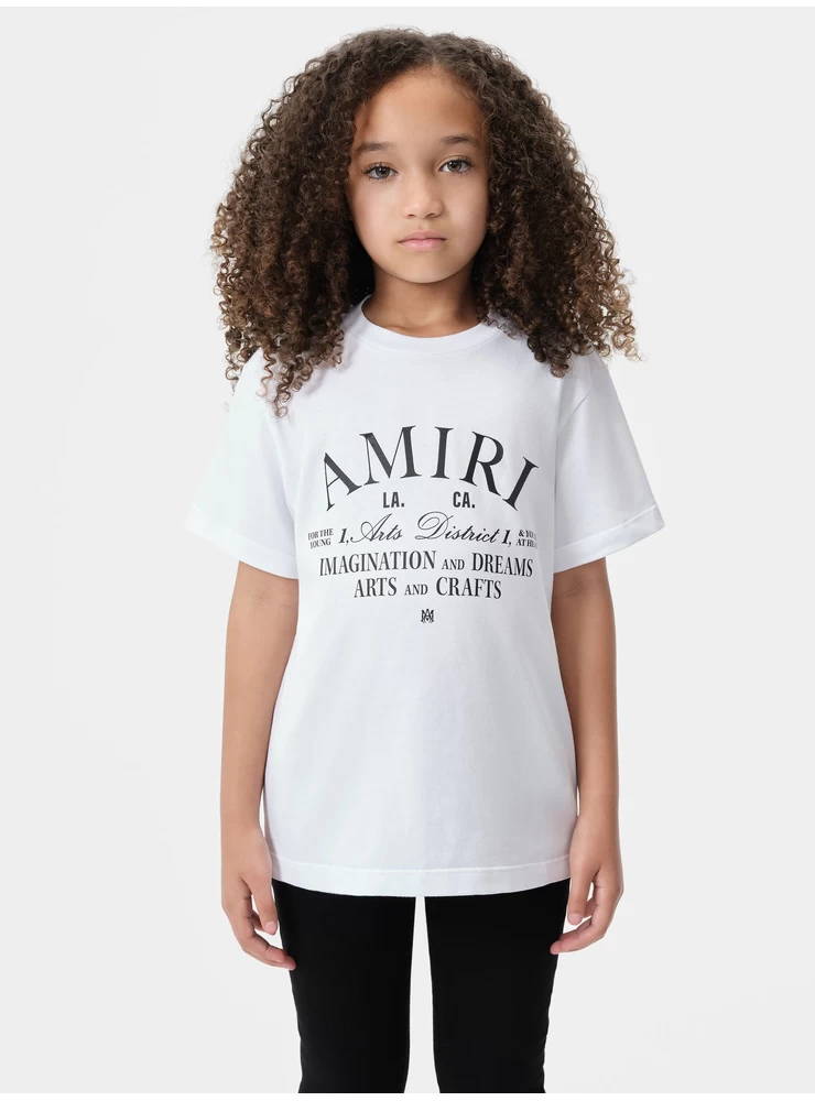 Amiri KIDS - KIDS' AMIRI ARTS DISTRICT TEE - White
