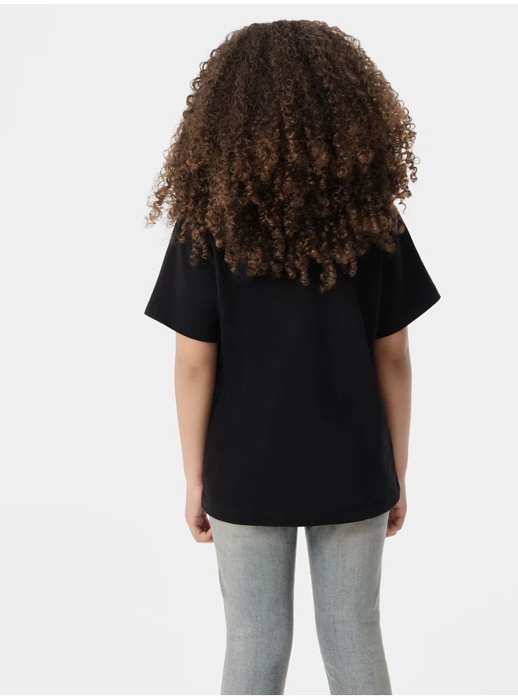 Amiri KIDS - KIDS' AMIRI CORE LOGO TEE - Black