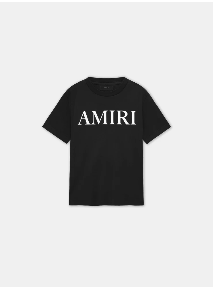 Amiri KIDS - KIDS' AMIRI CORE LOGO TEE - Black