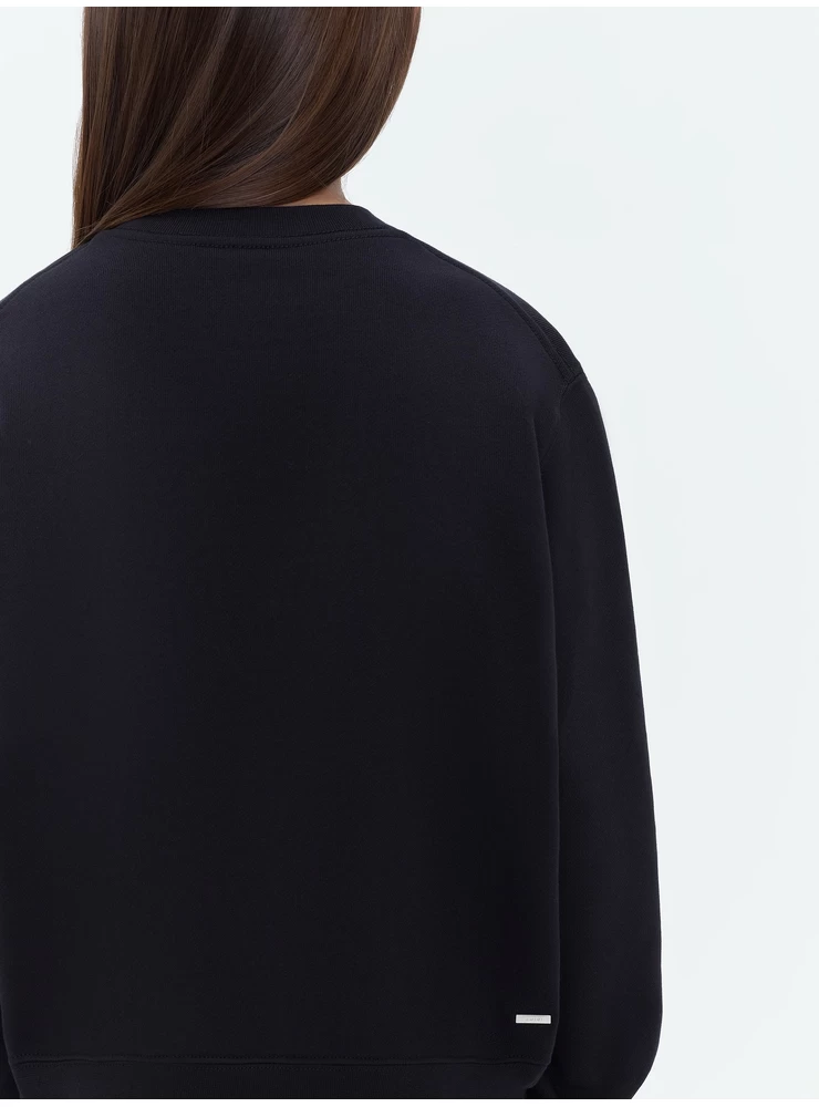 Amiri KIDS - AMIRI STAGGERED SCRIBBLE CREWNECK - Black