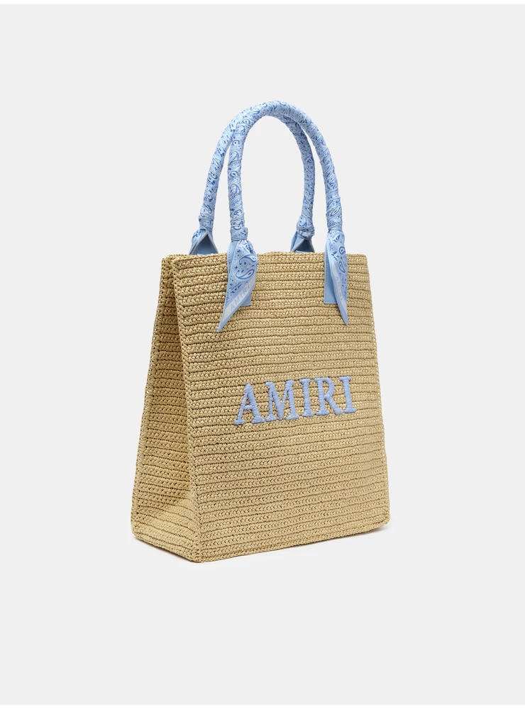 Amiri AMIRI RAFFIA TOTE - Blue