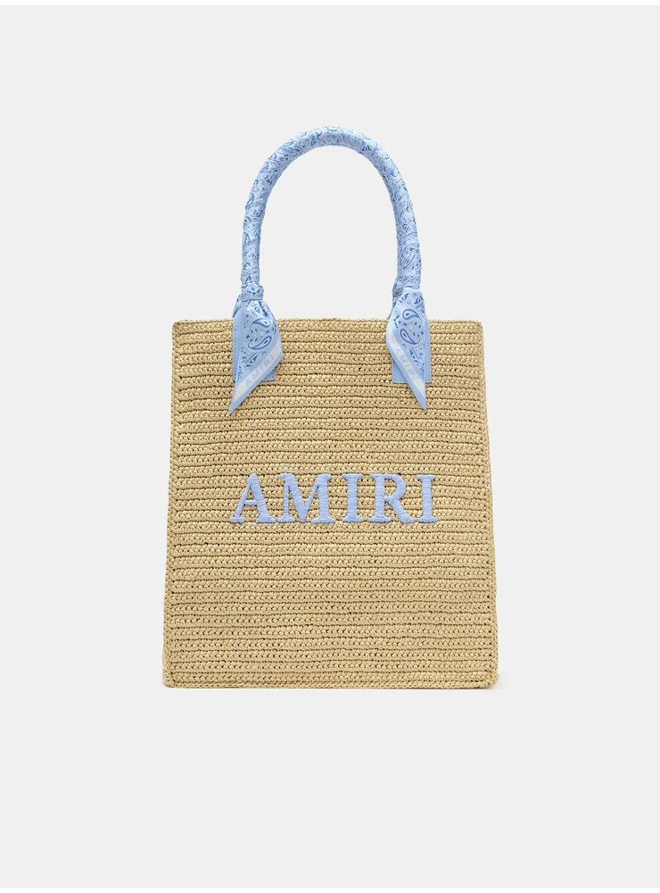 Amiri AMIRI RAFFIA TOTE - Blue