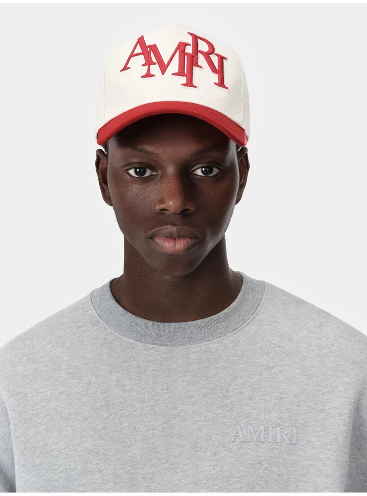 Amiri Staggered Amiri Platneni šešir - Alabaster Crvena