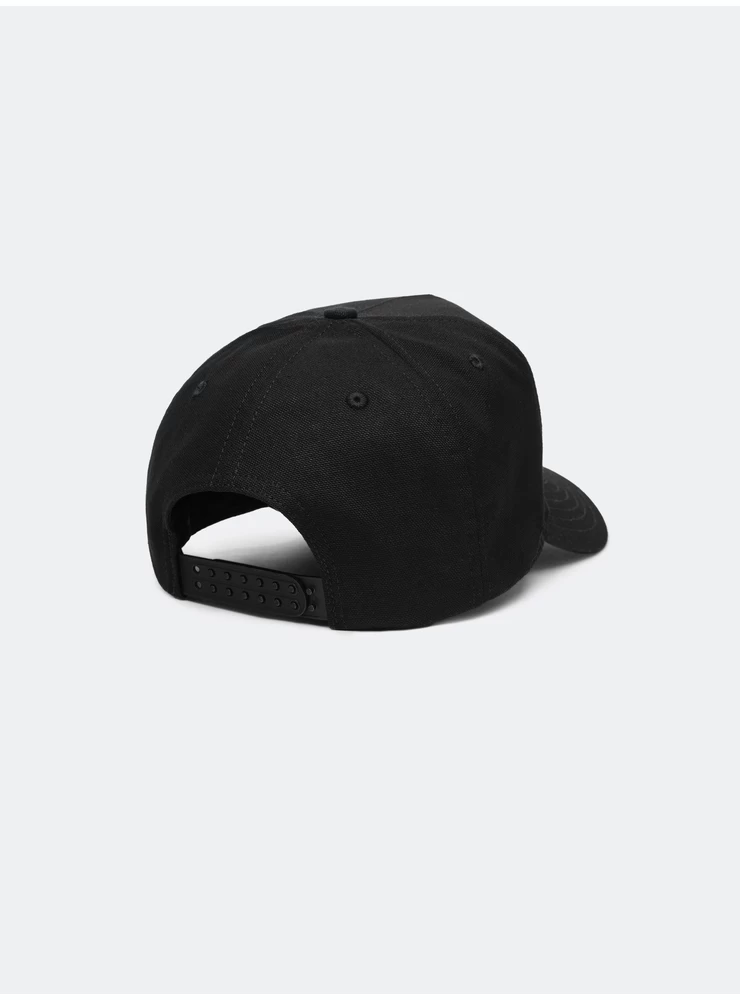Amiri MA STAGGERED AMIRI FULL CANVAS HAT - Black Off White