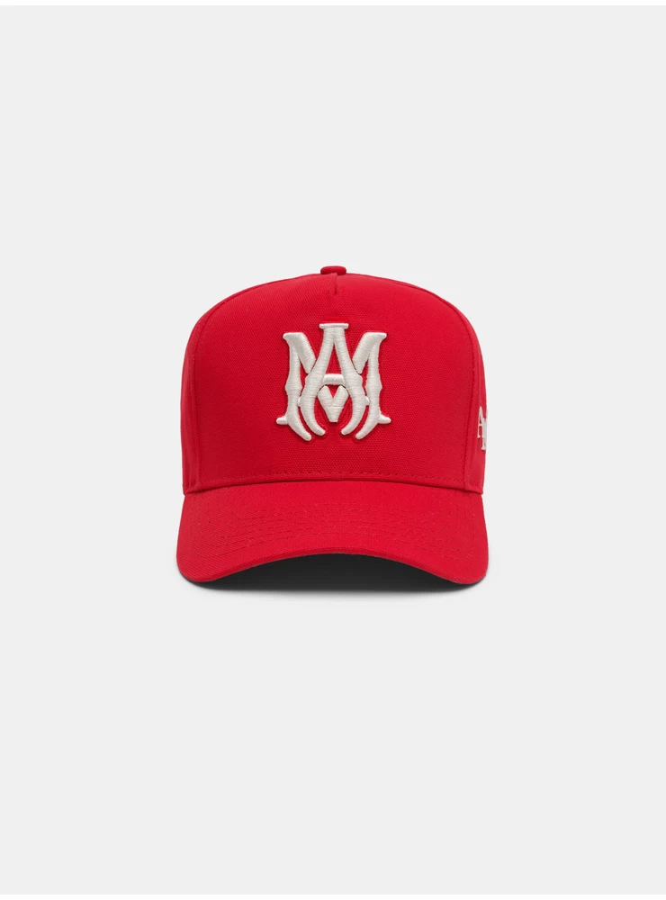 Amiri MA STAGGERED AMIRI FULL CANVAS HAT - Red