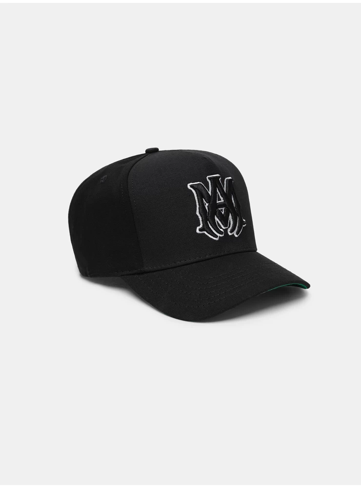 Amiri MA STAGGERED AMIRI FULL CANVAS HAT - Black Black