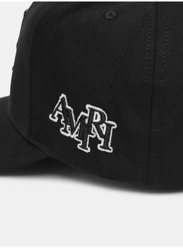 Amiri MA STAGGERED AMIRI FULL CANVAS HAT - Black Black