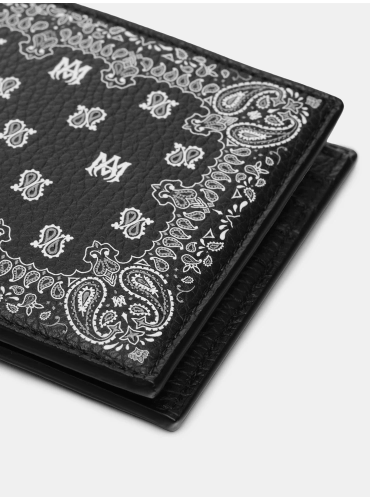Amiri BANDANA BI-FOLD - Black