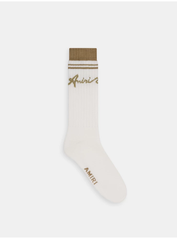 Amiri AMIRI WAVE SOCKS - Toasted Coconut