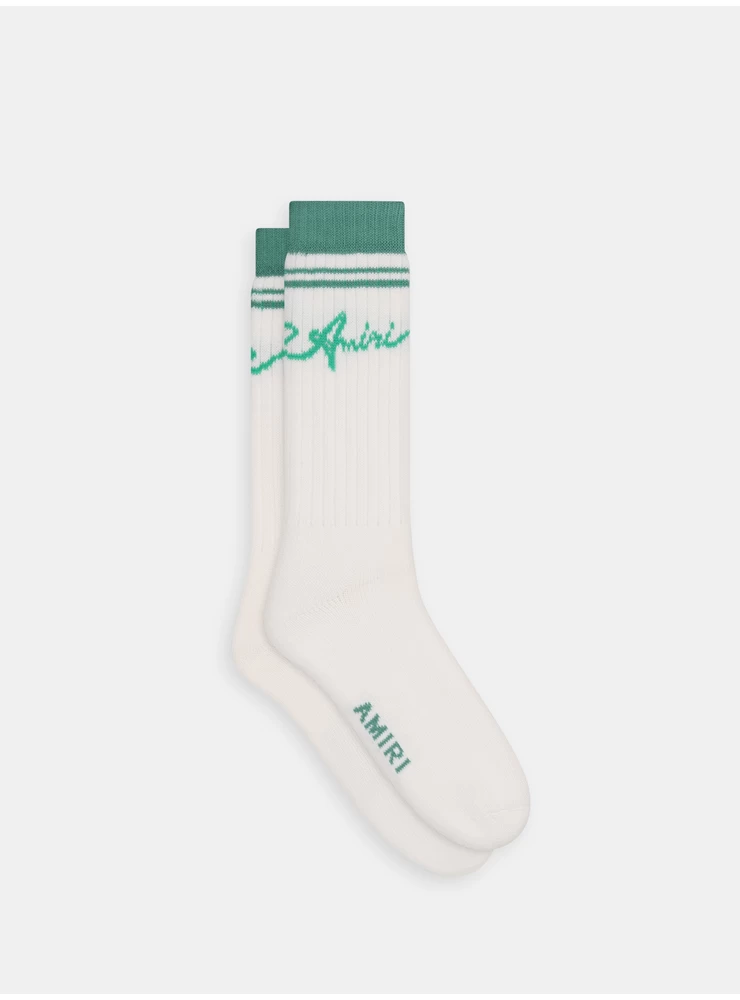 Amiri AMIRI WAVE SOCKS - Sea Blue