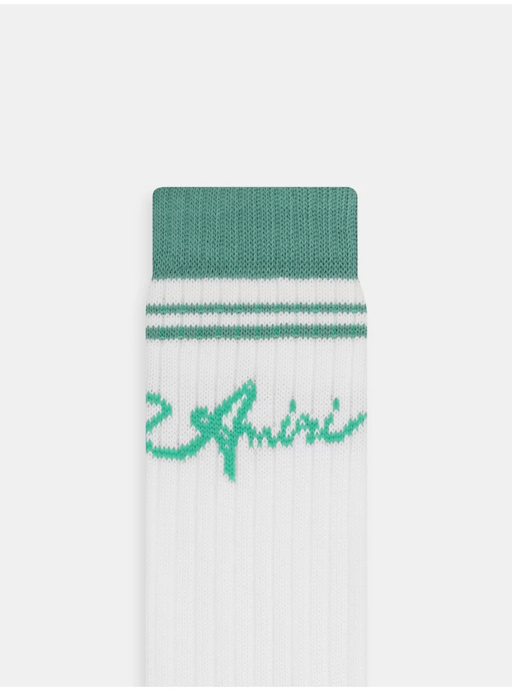 Amiri AMIRI WAVE SOCKS - Sea Blue