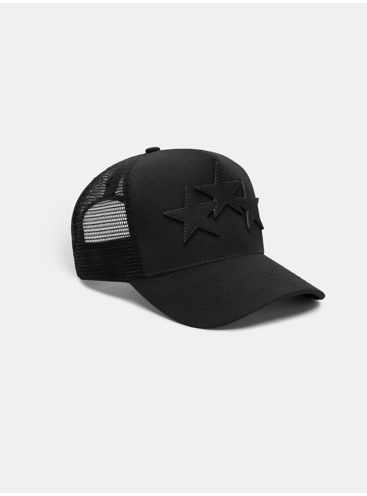 Amiri 3-Sterne-Truckermütze – Schwarz Schwarz
