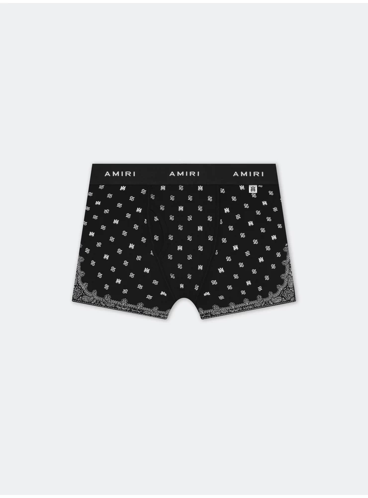Amiri MA PAISLEY BRIEFS 2 PACK - Black