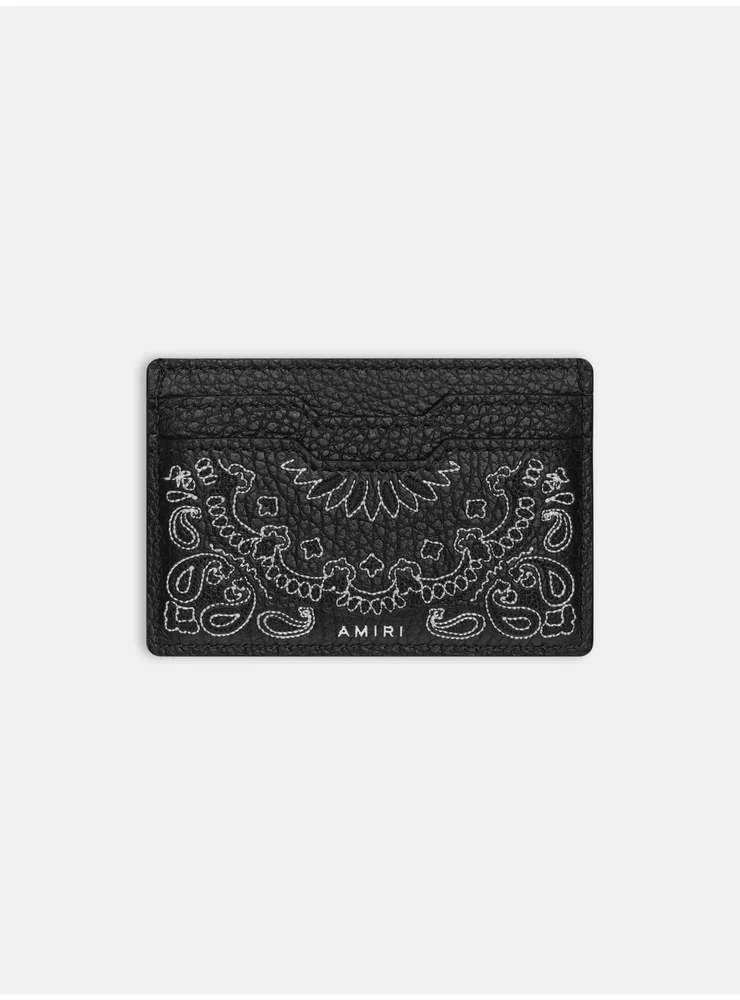 Amiri BANDANA CARD HOLDER - Black